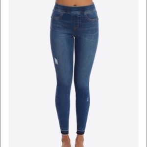SPANX Distressed Skinny Jean